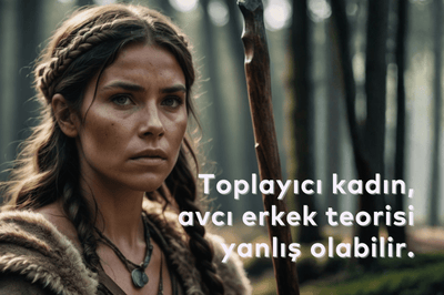Toplayıcı kadın, avcı erkek teorisi yanlış olabilir.